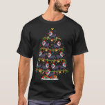 Baboon  Lights Xmas Santa Baboon Christmas Tree T-Shirt<br><div class="desc">Baboon  Lights Xmas Santa Baboon Christmas Tree</div>