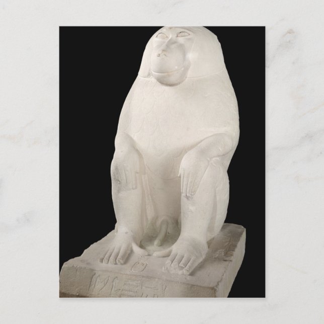 Baboon, Middle Kingdom, possibly 7th Dynasty Postcard (Front)