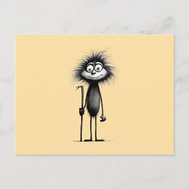 baboon postcard (Front)