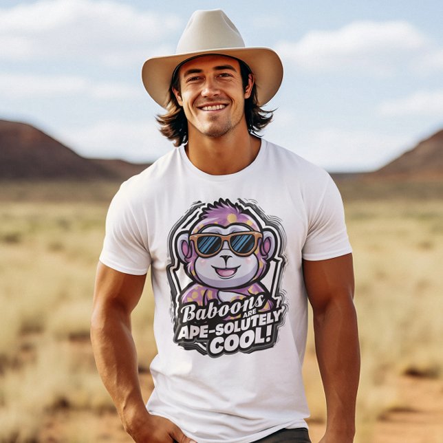 Baboons Are Ape-solutely Cool T-Shirt (Creator Uploaded)