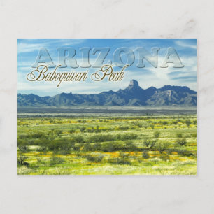 Baboquivari Peak Wilderness, Arizona Postcard