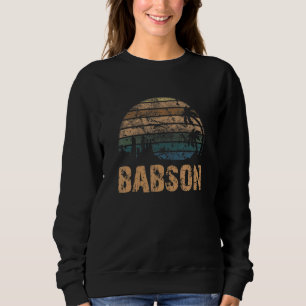 Babson Vintage Sunset Distressed Sweatshirt