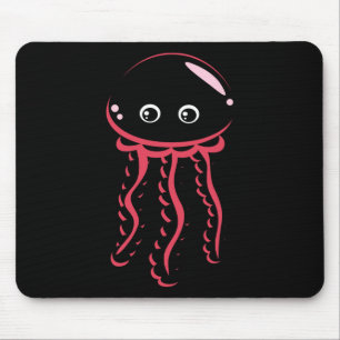 Babt Jellyfish Smiling Costume Cute Animal Hallowe Mouse Pad