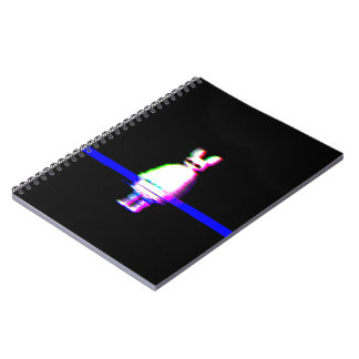Babu Glitchcore Spiral Notebook