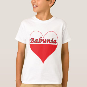Babunia Polish Heart T-Shirt