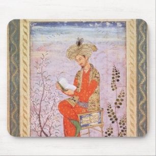 Babur Reading, Mughal Mouse Pad