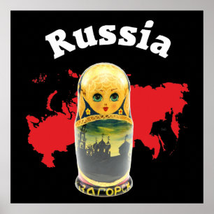Babuschka Matrjoschka Matryoshka Poster