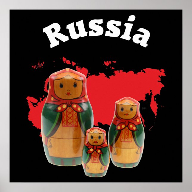 Babuschka Matrjoschka Matryoshka Poster (Front)