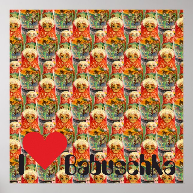 Babuschka Matrjoschka Matryoshka Poster (Front)