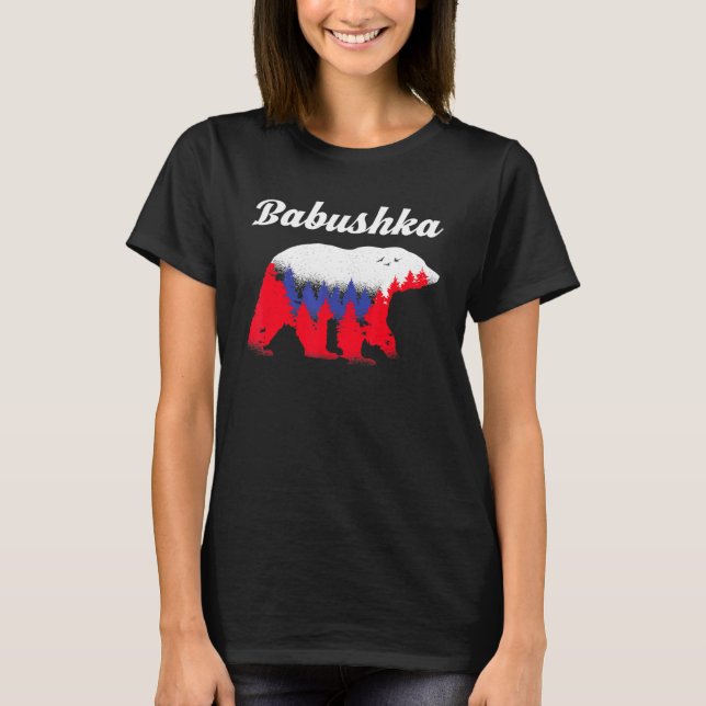 Babushka Bear T-Shirt (Front)