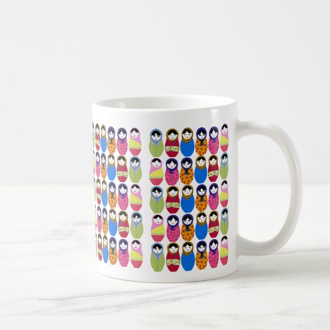 Babushka Doll Coffee Mug (Right)