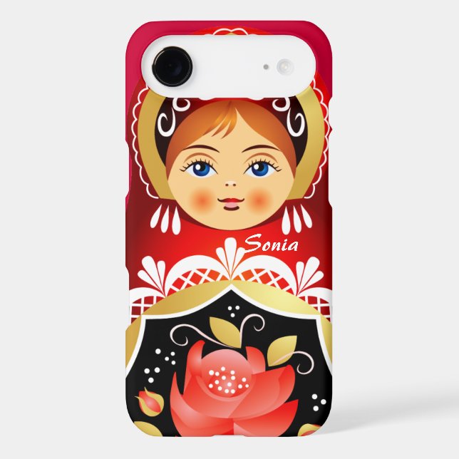 Babushka Matryoshka  Russian Doll Case-Mate iPhone Case (Back)