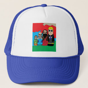 Babushka Russian Wooden Dolls Trucker Hat