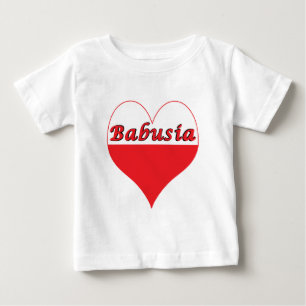 Babusia Polish Heart Baby T-Shirt