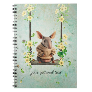 Baby Aardvark Spiral Photo Notebook
