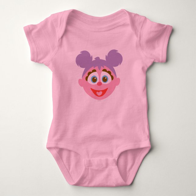 Baby Abby Cadabby Big Face Baby Bodysuit (Front)