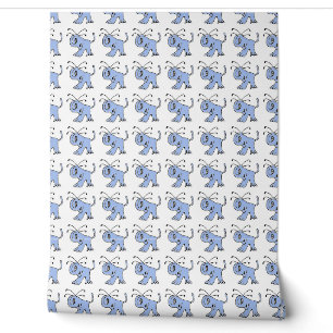 Baby alien creature hand drawn illustration motif wallpaper