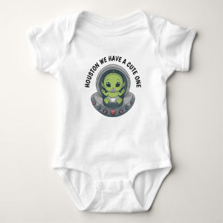 Baby Alien in UFO Baby Bodysuit