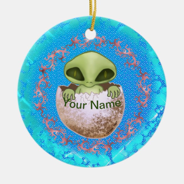 Baby Alien  Ornament (Front)