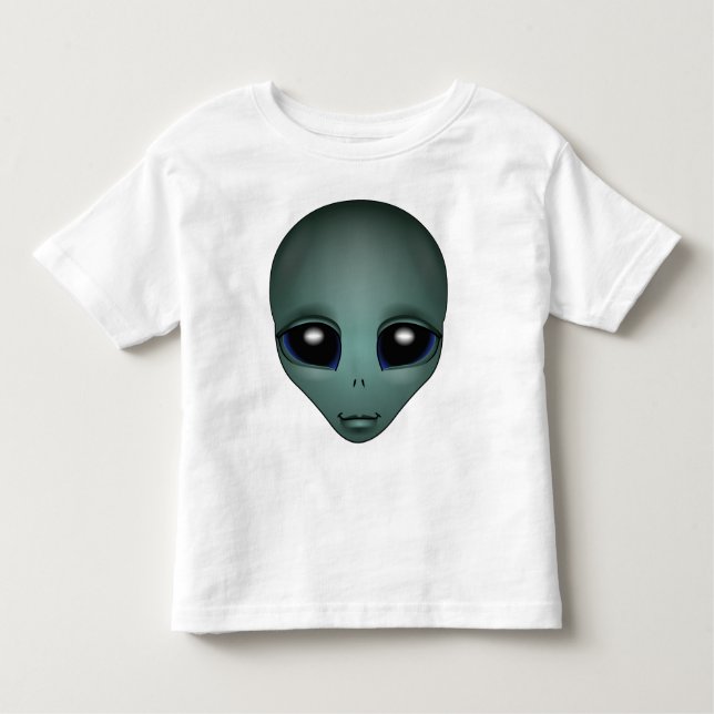 Baby Alien Shirt Cute Alien Toddler Shirt (Front)