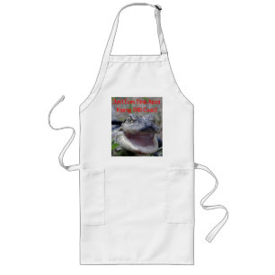Baby Alligator "Don't Kiss This Cook"- Apron