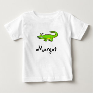 Baby alligator personalised name T-Shirt