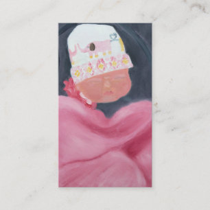 Baby and blanket business card