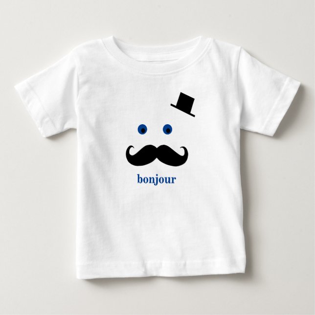 Baby and Kids T-Shirts - Bonjour (Front)