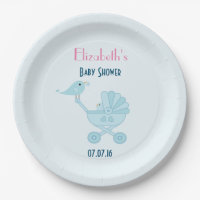 Baby and Mummy Bluebirds Baby Shower