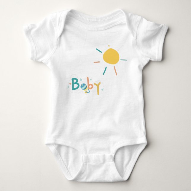 baby and sun bodysuit (Front)