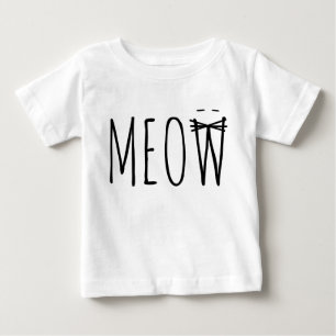 Baby and Toddler Clothes - Siamese Cat Meow T-Shirt