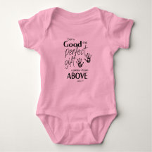 BABY ANGEL BODY SUIT- JAMES 1:17