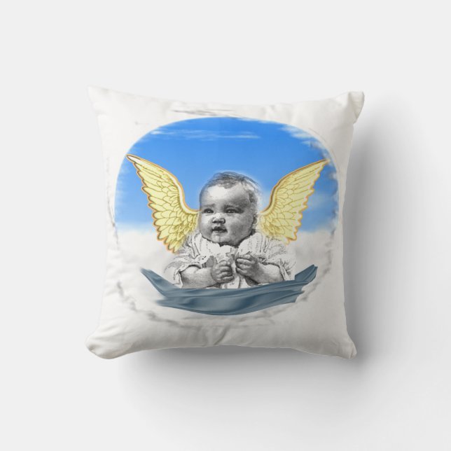 baby Angel  designs Cushion (Front)