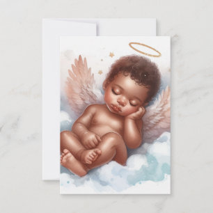 Baby Angel newborn Card