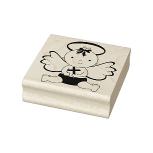 Baby Angel Rubber Stamp