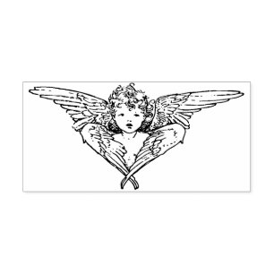 Baby Angel Rubber Stamp