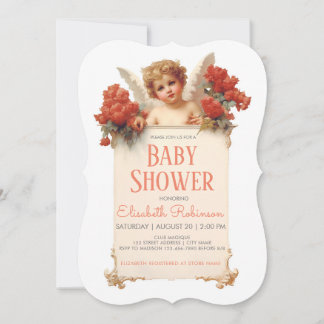 Baby Angel Shower Personalised