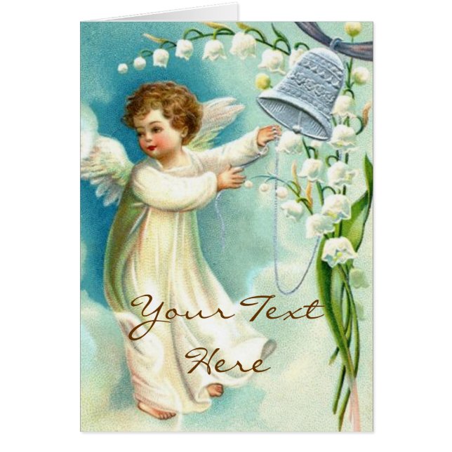 Baby Angel With Blue Bell (Front)