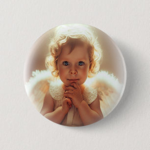 Baby Angels 6 Cm Round Badge