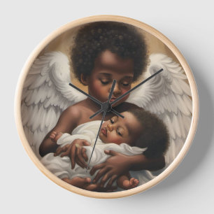 Baby Angels Clock