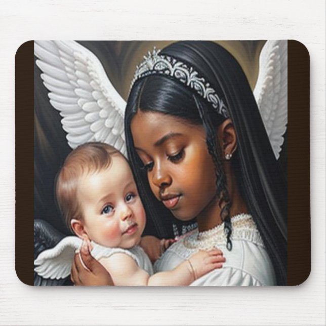 baby Angels Mouse Pad (Front)