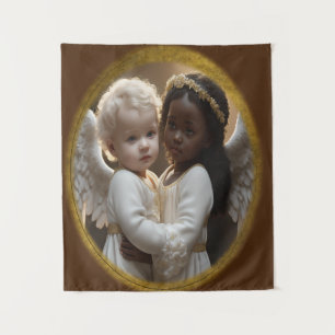 baby angels tapestry
