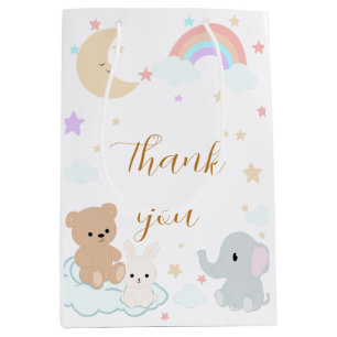 Baby Animal Pastel Baby Shower Favour Bags