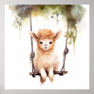 Baby Animal Prints for Nursery, Safari poster