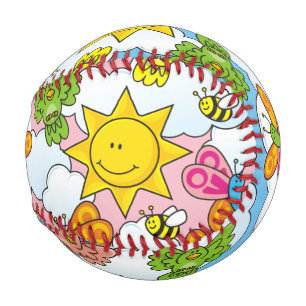 Baby Animals Background Baseball