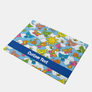 Baby Animals Background Doormat