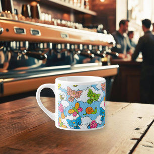 Baby Animals Background Espresso Cup