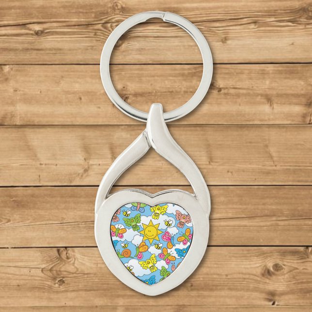 Baby Animals Background Key Ring (Creator Uploaded)