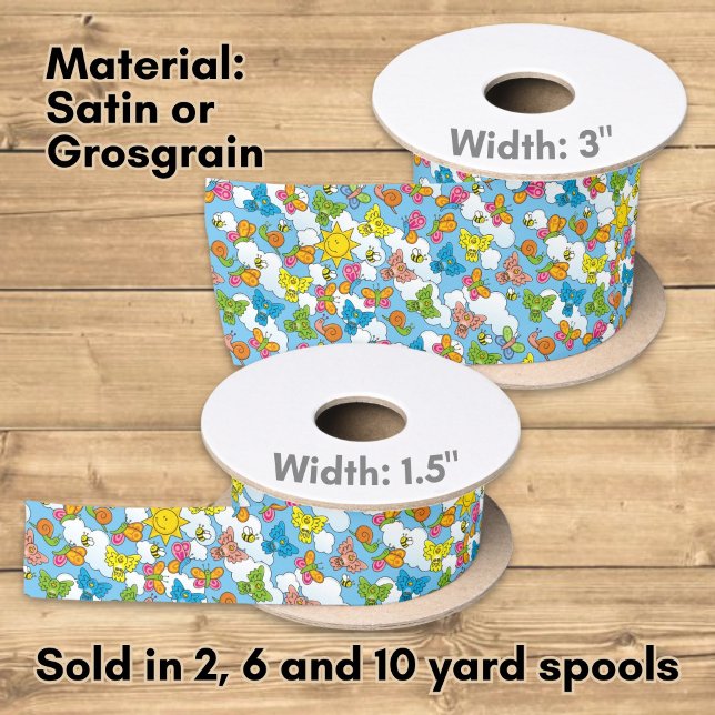 Baby Animals Background Satin Ribbon (Creator Uploaded)