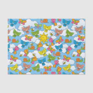 Baby Animals Background Tissue Paper
